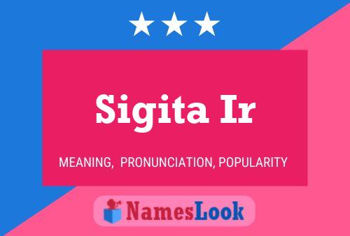 Sigita Ir Name Poster