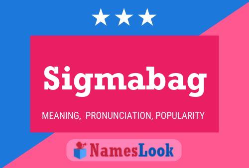 Sigmabag Name Poster