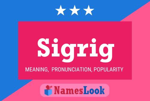 Sigrig Name Poster