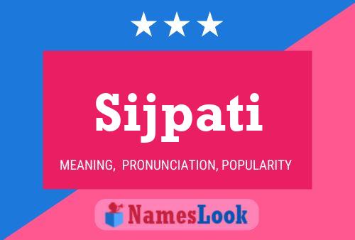 Sijpati Name Poster