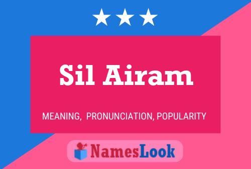 Sil Airam Name Poster