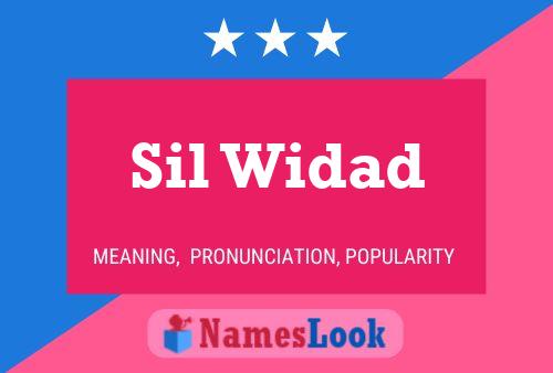 Sil Widad Name Poster