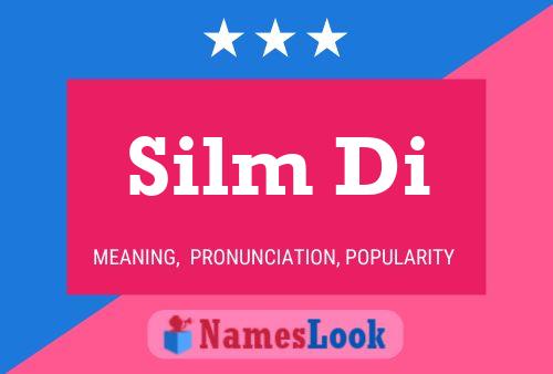 Silm Di Name Poster