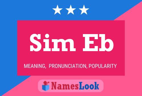 Sim Eb Name Poster