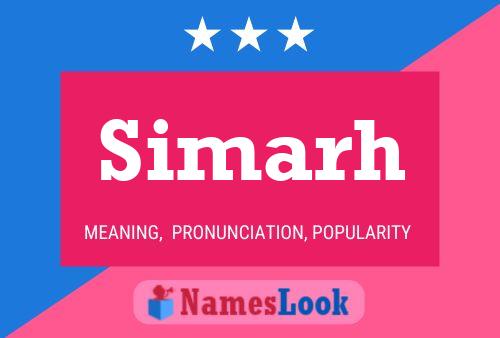 Simarh Name Poster