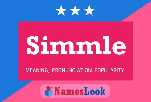 Simmle Name Poster