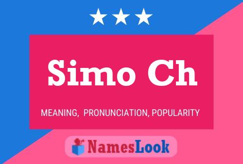 Simo Ch Name Poster