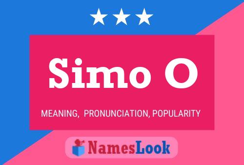 Simo O Name Poster