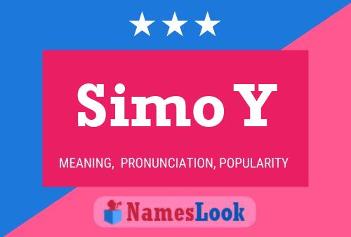 Simo Y Name Poster