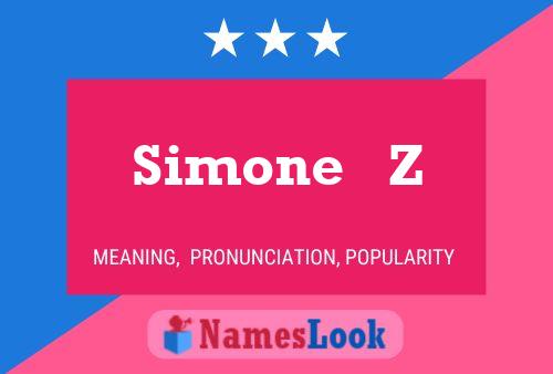 Simone   Z Name Poster