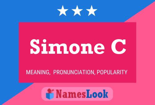 Simone C Name Poster