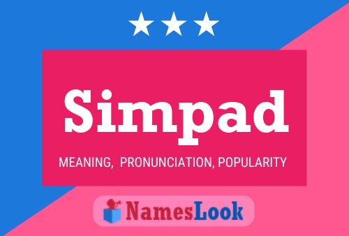 Simpad Name Poster