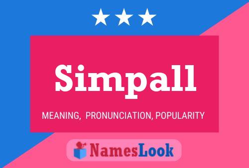 Simpall Name Poster