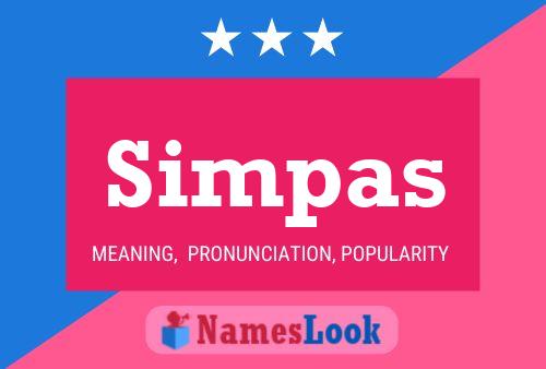 Simpas Name Poster