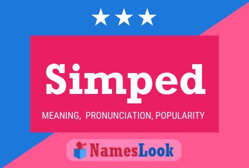 Simped Name Poster