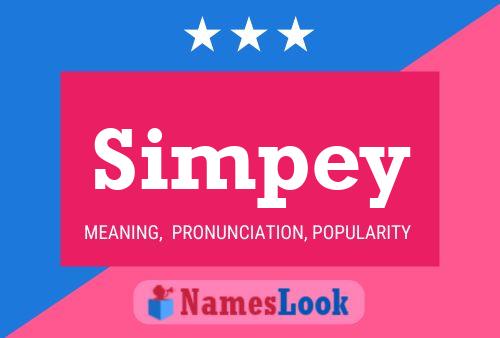 Simpey Name Poster