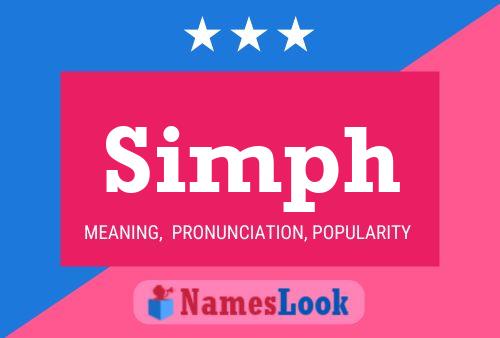 Simph Name Poster