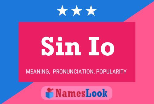 Sin Io Name Poster