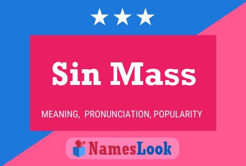 Sin Mass Name Poster