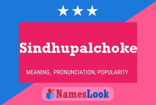 Sindhupalchoke Name Poster