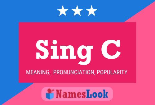 Sing C Name Poster