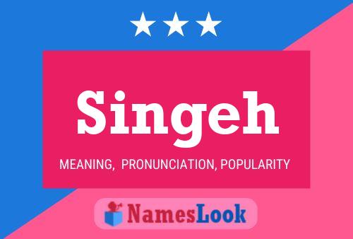 Singeh Name Poster