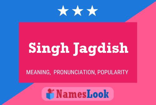 Singh Jagdish Name Poster