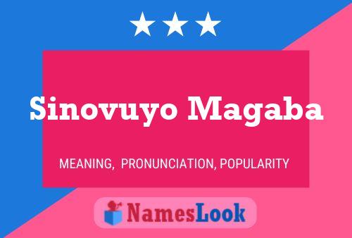 Sinovuyo Magaba Name Poster