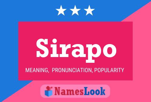 Sirapo Name Poster