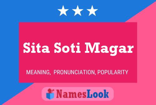 Sita Soti Magar Name Poster