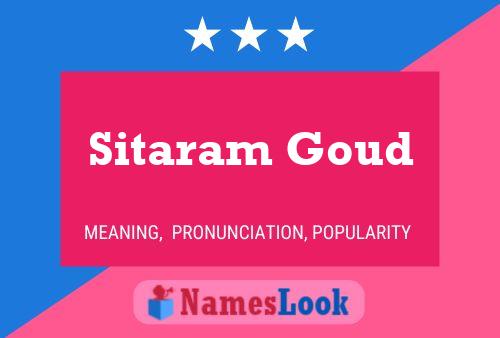 Sitaram Goud Name Poster