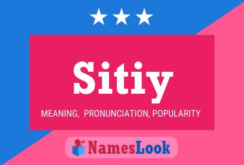 Sitiy Name Poster