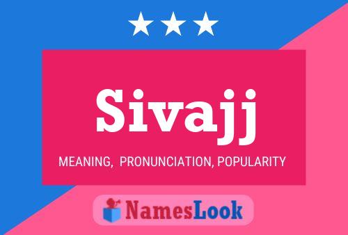 Sivajj Name Poster