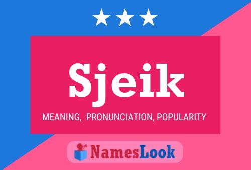 Sjeik Name Poster