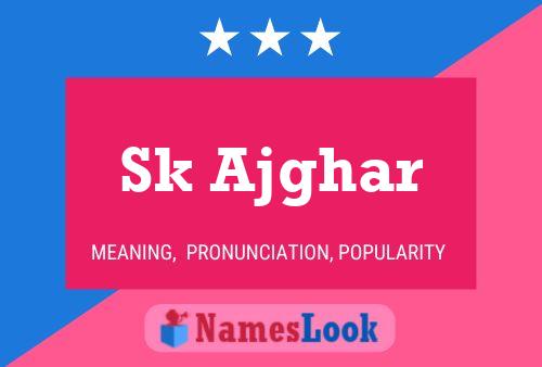 Sk Ajghar Name Poster