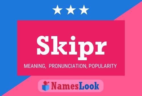 Skipr Name Poster