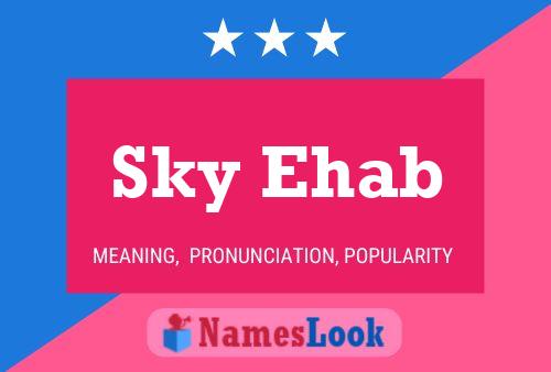 Sky Ehab Name Poster