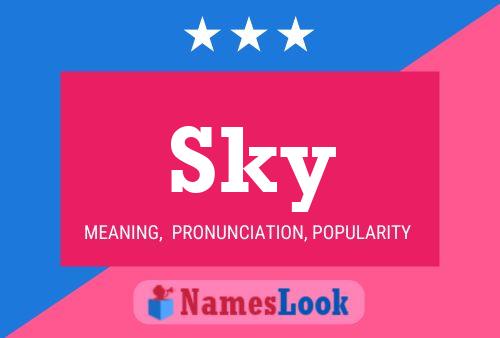 Sky Name Poster