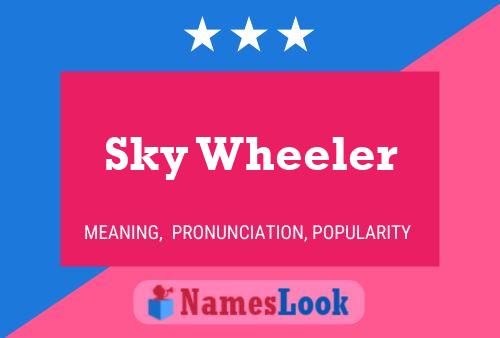 Sky Wheeler Name Poster