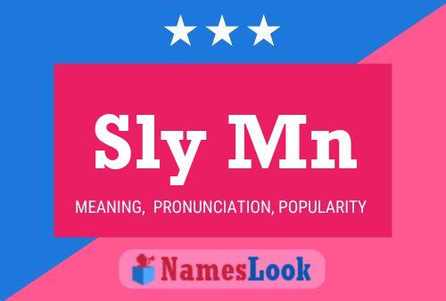 Sly Mn Name Poster