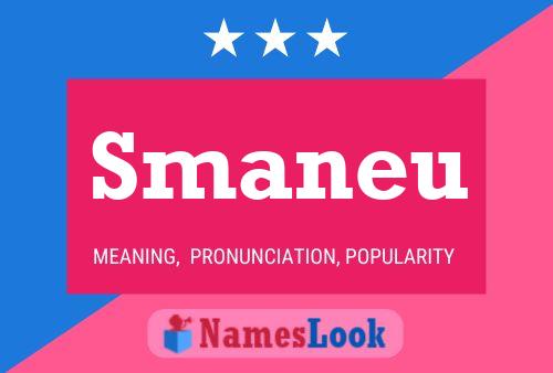 Smaneu Name Poster