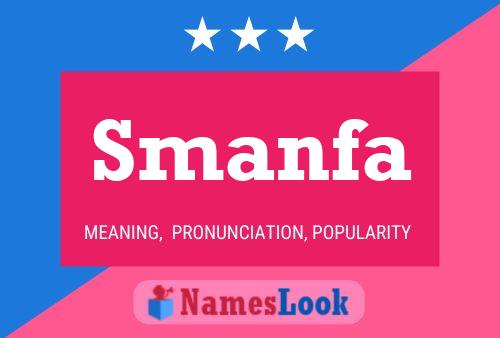 Smanfa Name Poster