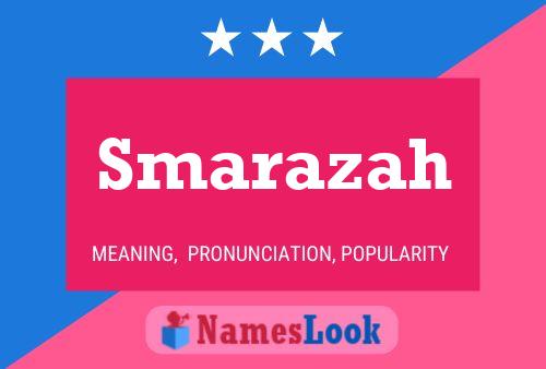 Smarazah Name Poster