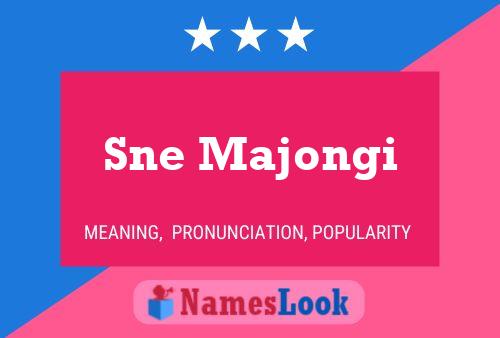 Sne Majongi Name Poster