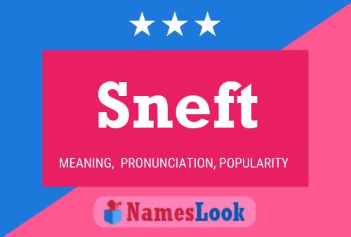 Sneft Name Poster