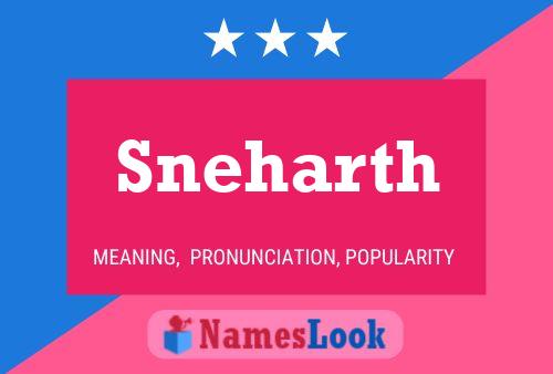 Sneharth Name Poster