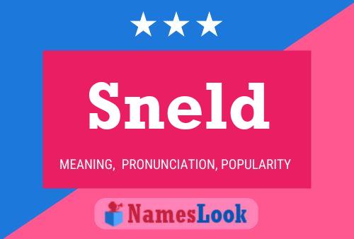 Sneld Name Poster