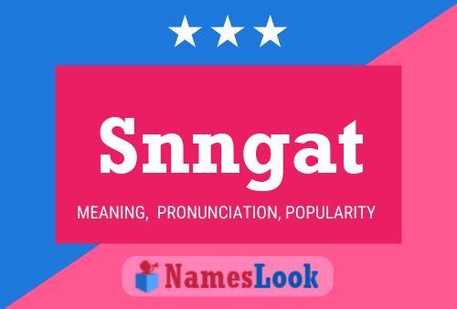 Snngat Name Poster