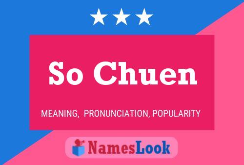 So Chuen Name Poster