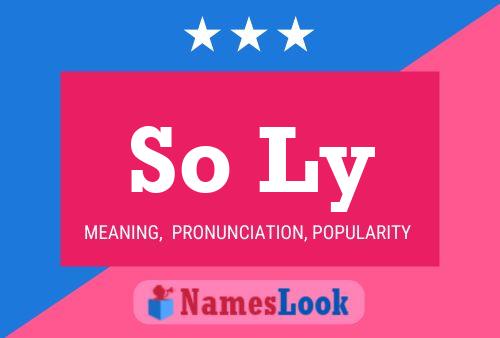 So Ly Name Poster